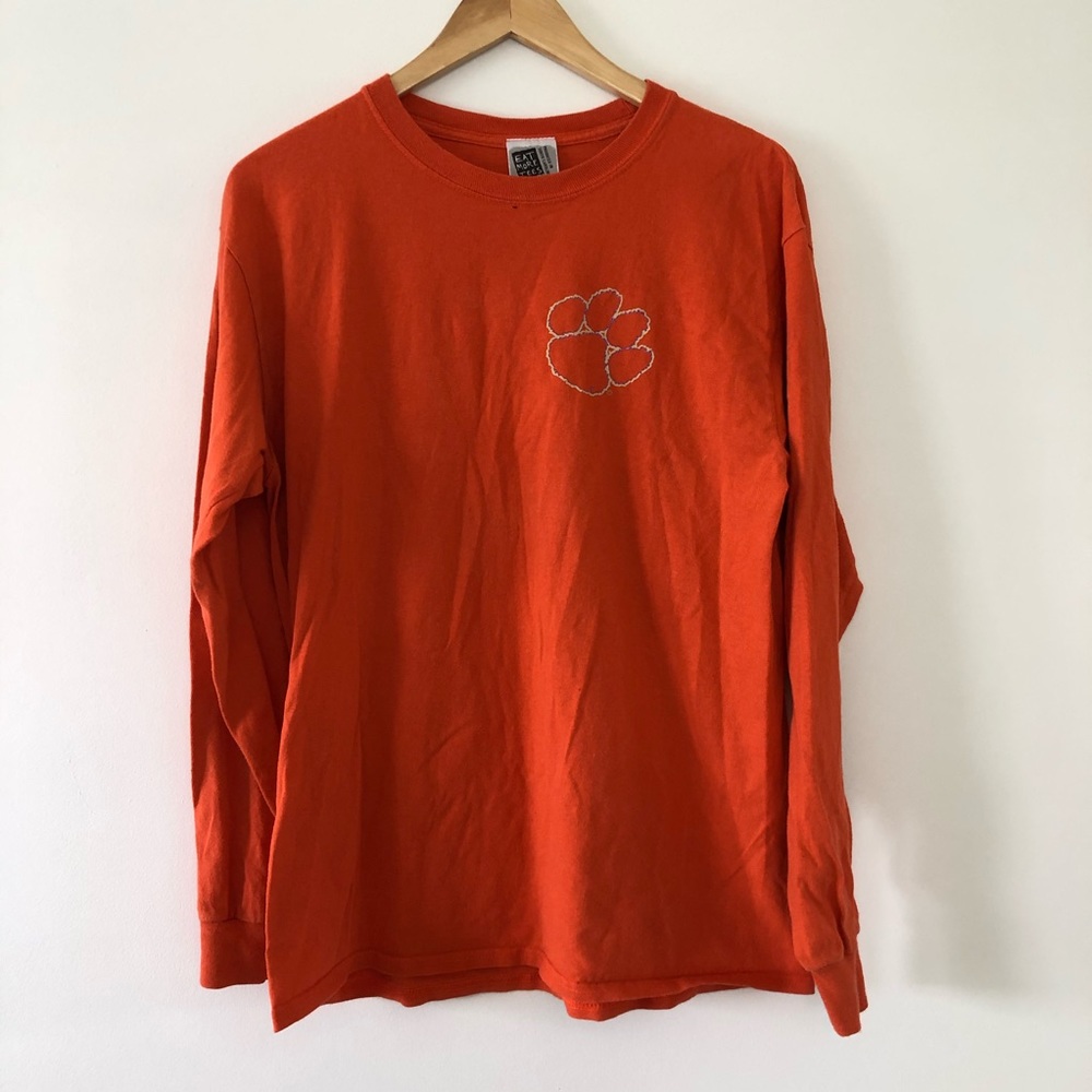 Clemson University orange long sleeve tee!